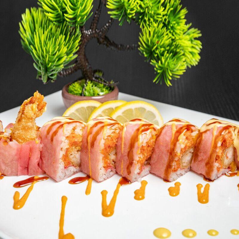 Pink Lady Roll  (2 Shrimp)